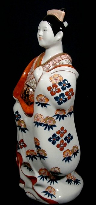 Incredible Beauty Ko Imari Porcelain Doll  